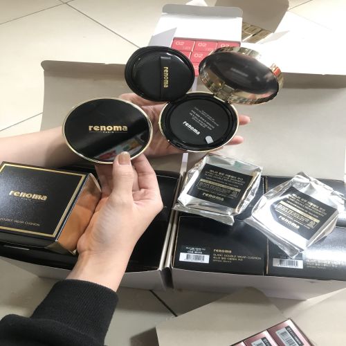 Renoma Blanc Double Wear Cushion | Cushion Lâu Trôi, Che Phủ Cao, Chống Nắng SPF50+ PA+++ (3 lõi)
