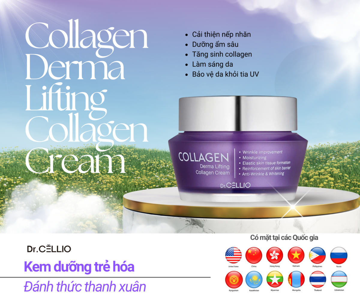 Dr. Cellio Collagen Derma Lifting Cream – Bí quyết trẻ hóa làn da hoàn hảo