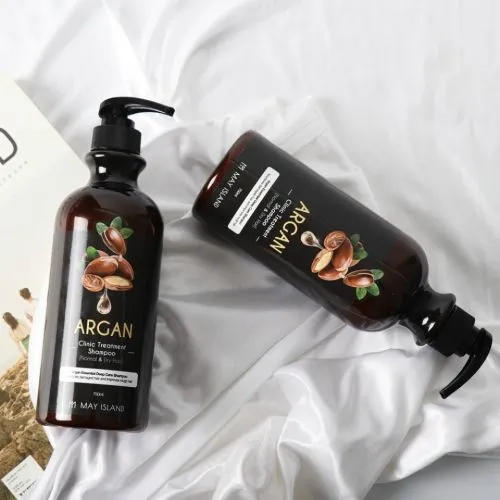 DẦU GỘI XẢ CHỐNG RỤNG TÓC 3IN1 ARGAN MAY ISLAND HÀN QUỐC 750ML