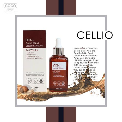 Tinh chất Serum Dưỡng da Dr Cellio Solution Ampoule 50ml
