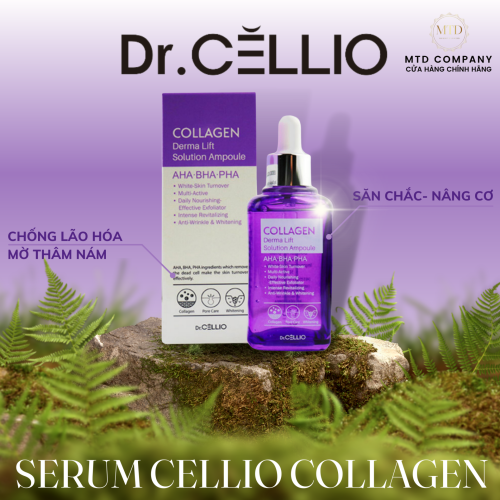 Tinh chất Serum Dưỡng da Dr Cellio Solution Ampoule 50ml